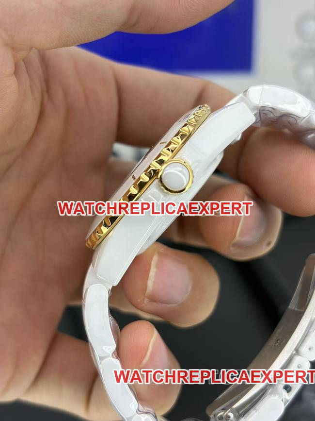 1:1replica watch ChanelBV factory white dial38mm mechanical side live photo