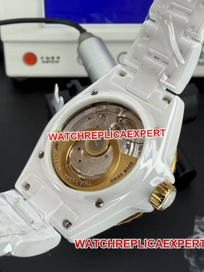 1:1replica watch ChanelBV factory white dial38mm mechanical caseback live photo