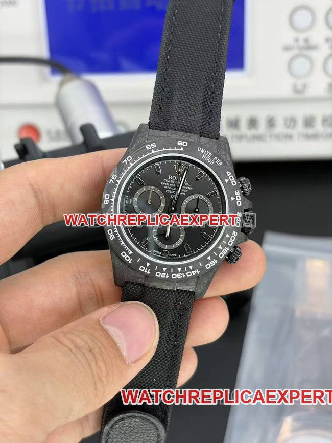 collectible watch DIW factory DaytonaRolexblack dial mechanical 4130front live photo