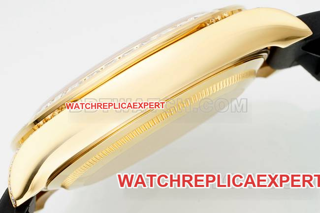 collectible watch PPM factory DaytonaRolex turquoise disc moissanite diamond bezel126538TROside live photo