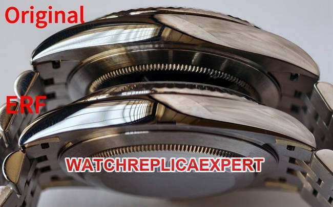 ERF factory date display model genuine and fake comparison evaluation Rolex gray plate top-tier table appearance live photos