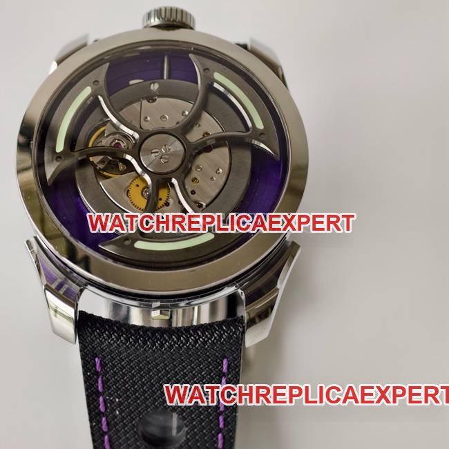 1:1replica watch MB&F purple plate K1 factory mechanical rubber bracelet live photo
