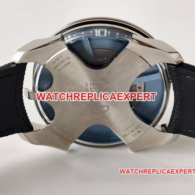 watch MB&Fblue dialK1 factory mechanical rubber braceletcaseback live photo