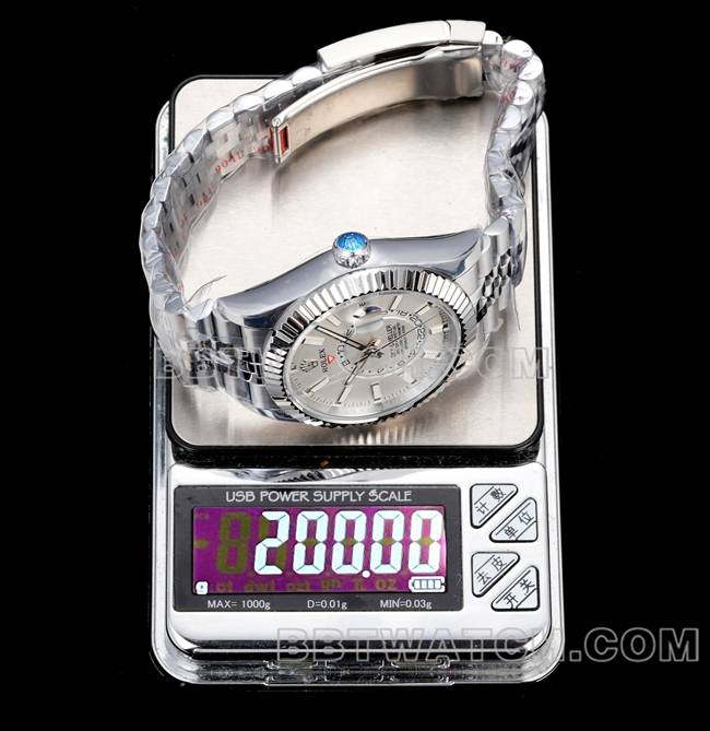 top-tier watch Navigator AR+ factory Rolexwhite dial mechanical weight live photos