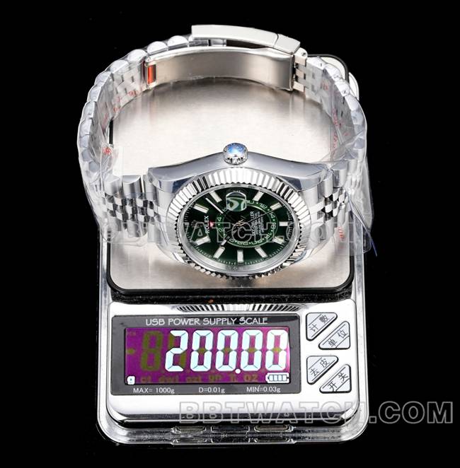 1:1replica watch Navigator AR+ factory Rolexgreen dial mechanical weight live photos