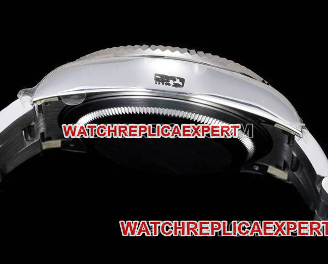 collectible watch Navigator AR+ factory Rolexwhite dial mechanical steel braceletside live photo