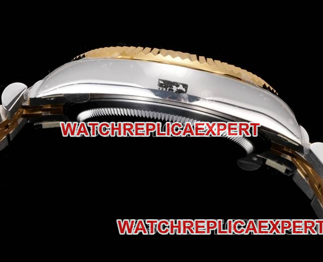 collectible watch RolexAR+ factory pilot black dial mechanical room gold side live photo