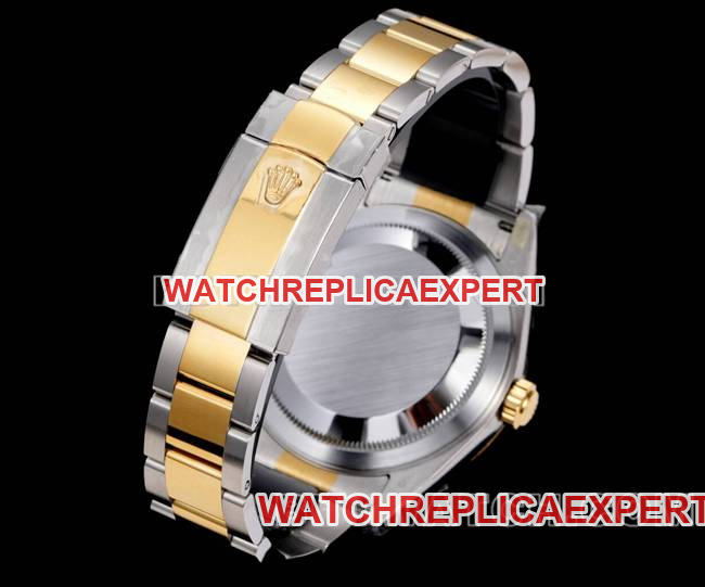 top-tier watch pilot AR+ factory Rolexwhite dial mechanical room gold steel braceletbraceletlive photos
