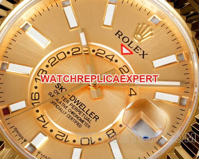 AR+ factory top-tier watch Rolex Navigator gold plate machinery yellow gold steel braceletfront live photo