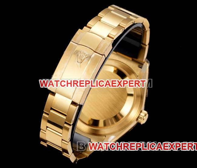 AR+ factory 1:1replica watch Rolex pilot black dial mechanical yellow gold steel braceletbraceletlive photos