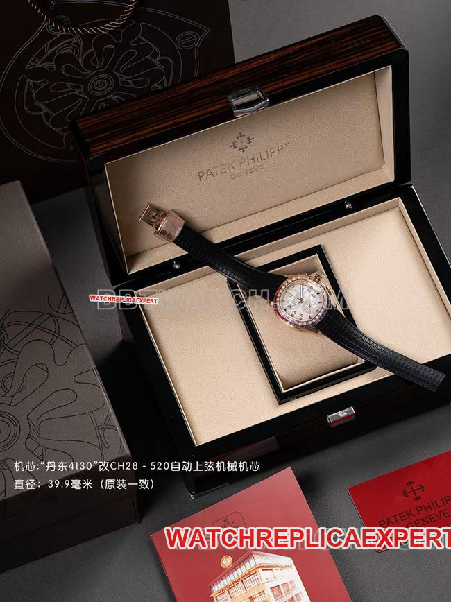 watch PPM factory Patek PhilippeAquanaut mechanical black rubber braceletfront live photo