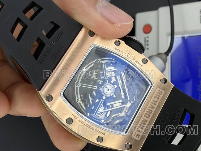 top-tier watch TW factory Richard Mille mechanical RM30-01caseback live photo