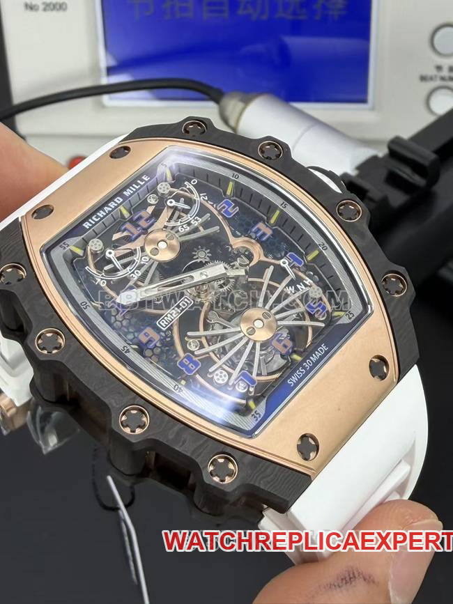 1:1replica watch RM factory Richard Milletourbillon mechanical RM 21-02front live photo