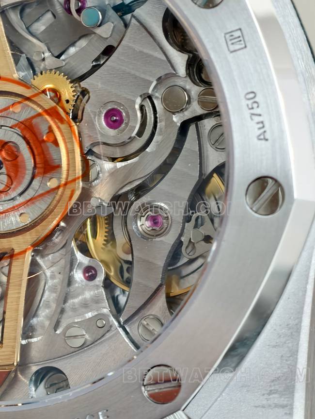 Watch Royal Oak Audemars Piguet Blue Dial 4401 Mechanical 26240 Real Back Photos