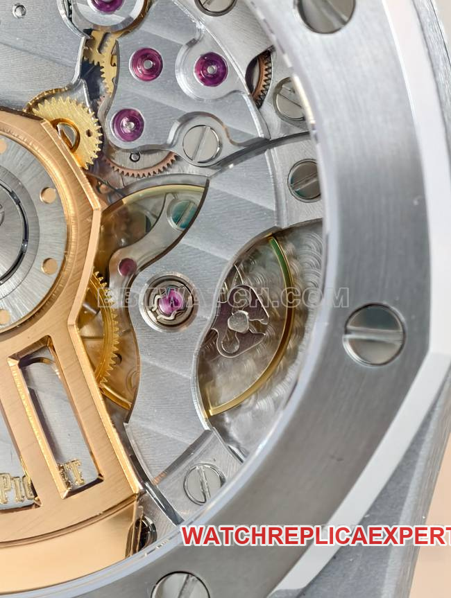 collectible watch Royal OakDDF factory Audemars Piguetblack dial4302 mechanical 15510caseback live photo