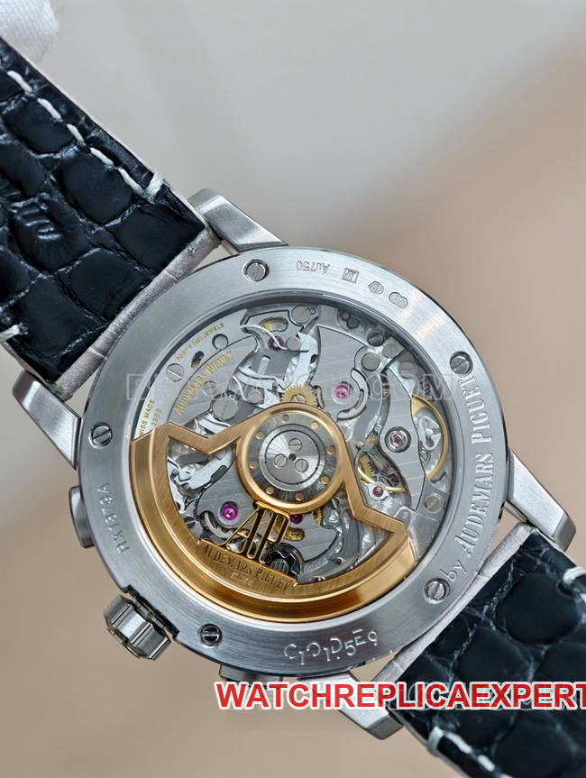 collectible watch CODE 11.59Audemars PiguetAPS factory silver gray plate 4401 mechanical 26393caseback live photo