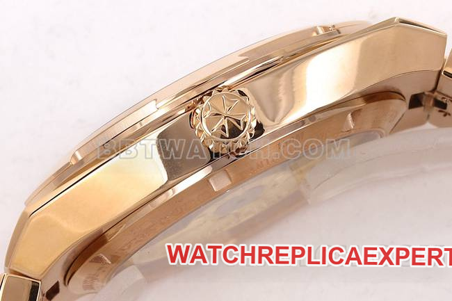 top-tier watch PPF Factory across the world Vacheron Constantingreen dialrose gold4500Vside live photo