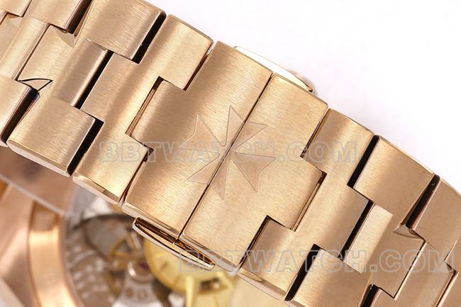 top-tier watch PPF Factory across the world Vacheron Constantingreen dialrose gold4500Vbraceletlive photos