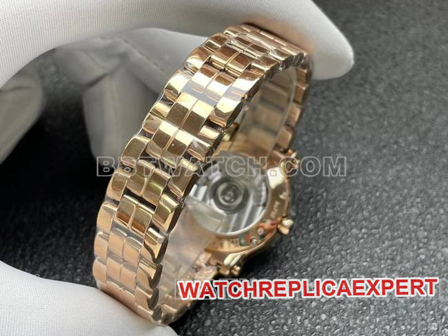 watch YF factory ChopardHAPPY SPORTrose gold plate 2892 mechanical braceletlive photos