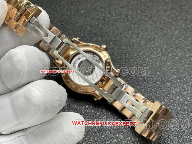 watch YF factory ChopardHAPPY SPORTrose gold plate 2892 mechanical clasplive photos