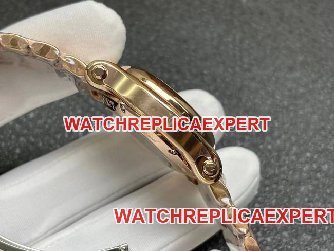 watch YF factory ChopardHAPPY SPORTrose gold plate 2892 mechanical side live photo
