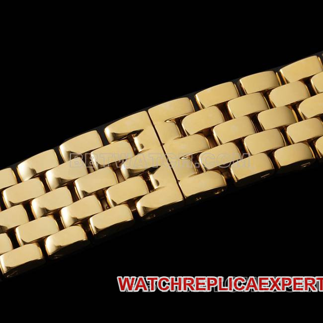 top-tier watch cheetah BBa factory Cartierwhite dialyellow goldsteel braceletquartzbraceletlive photos