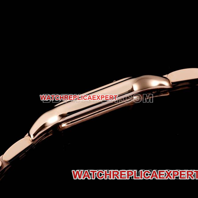 1:1replica watch cheetah BBa factory Cartierrose goldwhite dialdiamond bezelsteel braceletquartzside live photo