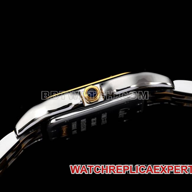 watch cheetah BBa factory Cartierwhite dial yellow goldsteel braceletquartzside live photo