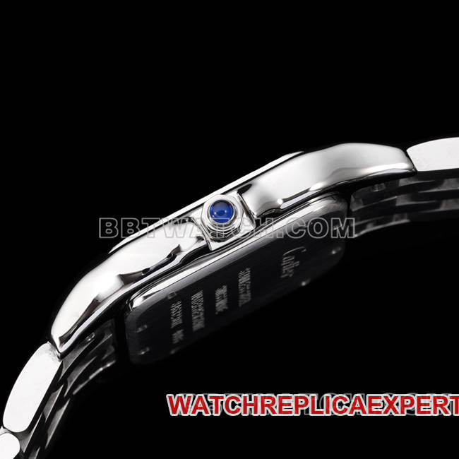 collectible watch BBa factory cheetah Cartierblack dialsteel braceletquartzside live photo
