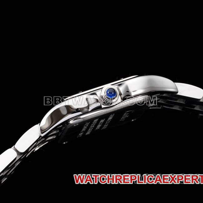 1:1replica watch BBa factory cheetah Cartierwhite dialsteel braceletquartzside live photo