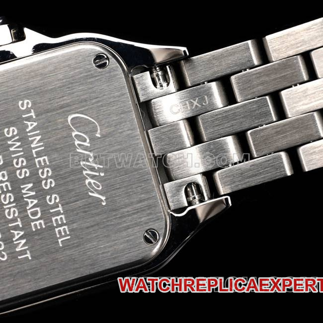 1:1replica watch BBa factory cheetah Cartierwhite dialsteel braceletquartzside live photo