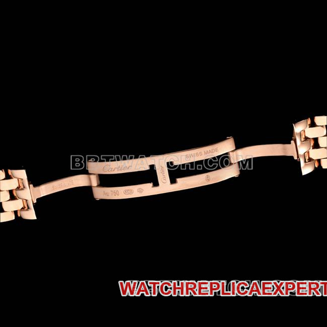 watch BBa factory cheetah Cartierwhite dialrose goldsteel braceletquartzclasplive photos