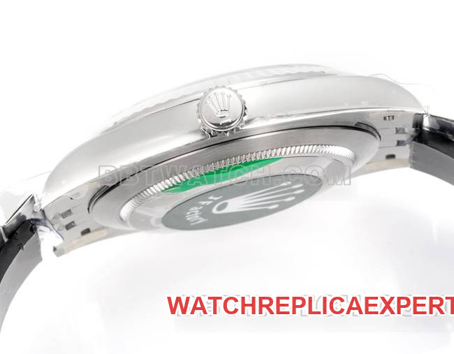 1:1replica watch log JF factory Rolexblack dial3235 mechanical 41mm side live photo