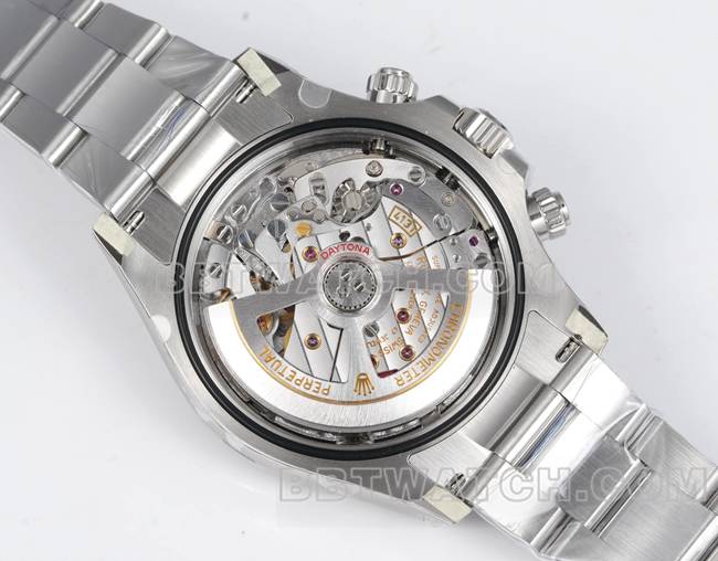 watch JF factory Rolex Daytonablack dial4131 mechanical 40mm caseback live photo