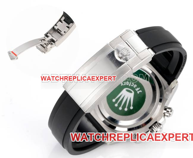 collectible watch JF factory Rolex Daytona gray plate 4131 mechanical 40mm rubber braceletbraceletlive photos