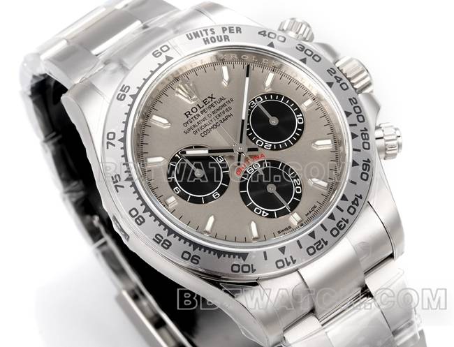 top-tier watch JF factory DaytonaRolex gray plate 4131 mechanical 40mm front live photo