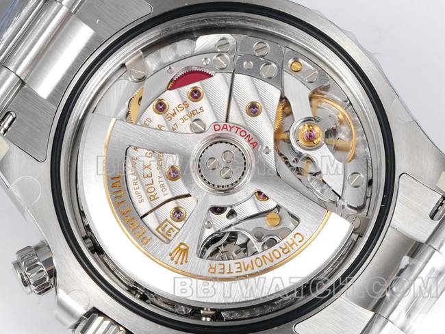 top-tier watch JF factory DaytonaRolex gray plate 4131 mechanical 40mm caseback live photo