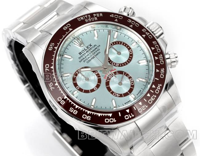 watch JF factory DaytonaRolex ice blue dial4131 mechanical 40mm front live photo