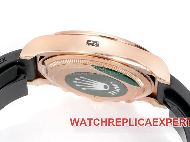 top-tier watch DaytonaJF factory Rolex brown disk rose gold4131 mechanical rubber braceletside live photo