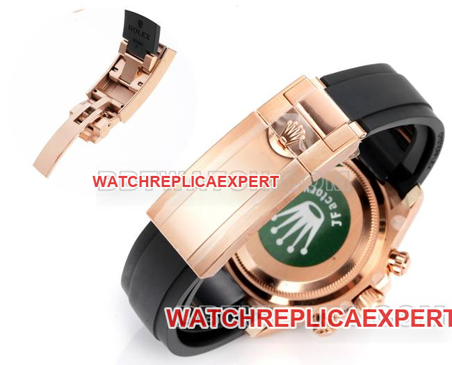 top-tier watch DaytonaJF factory Rolex brown disk rose gold4131 mechanical rubber braceletbraceletlive photos