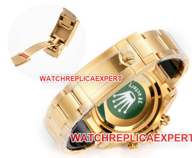 top-tier watch RolexJF factory Daytona gold plate yellow gold case 4131 mechanical steel braceletbraceletlive photos