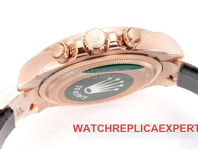 1:1replica watch RolexJF factory Daytonarose gold disc rose gold case 4131 mechanical steel braceletside live photo