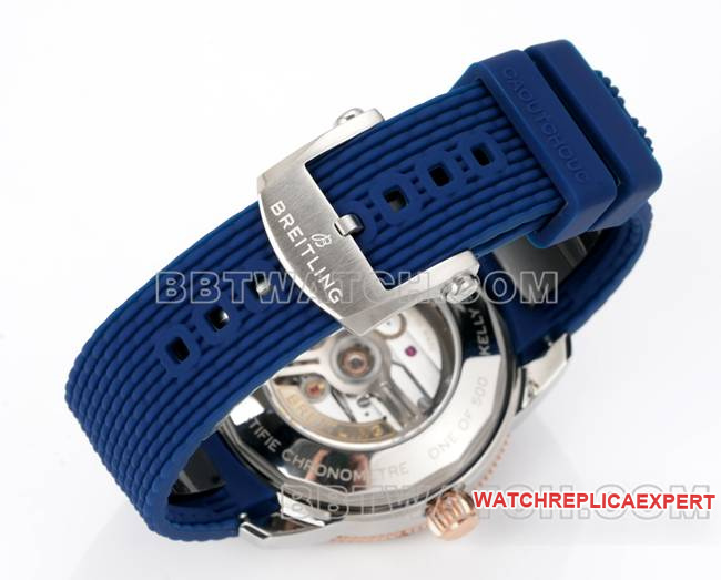 collectible watch BreitlingBLS factory super ocean culture blue dial rubber braceletlive photos