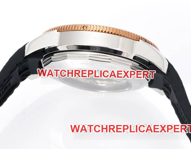 top-tier watch super ocean culture BLS factory Breitlingblack dial rubber braceletside live photo