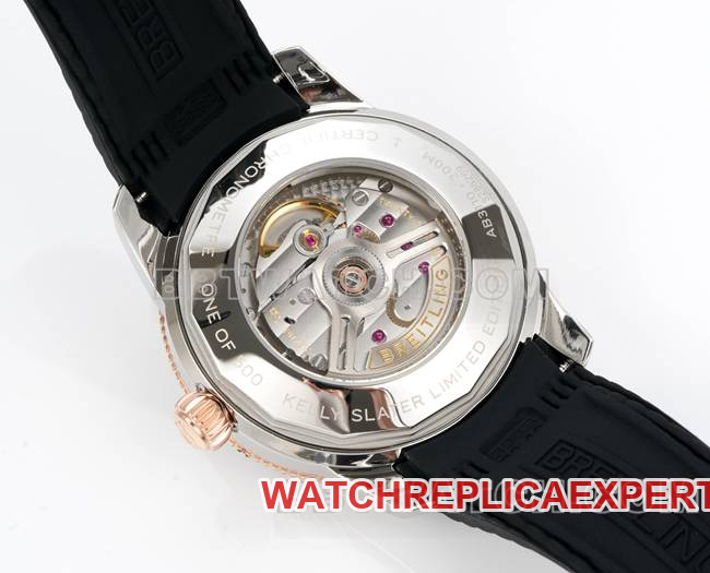 top-tier watch super ocean culture BLS factory Breitlingblack dial rubber braceletcaseback live photo