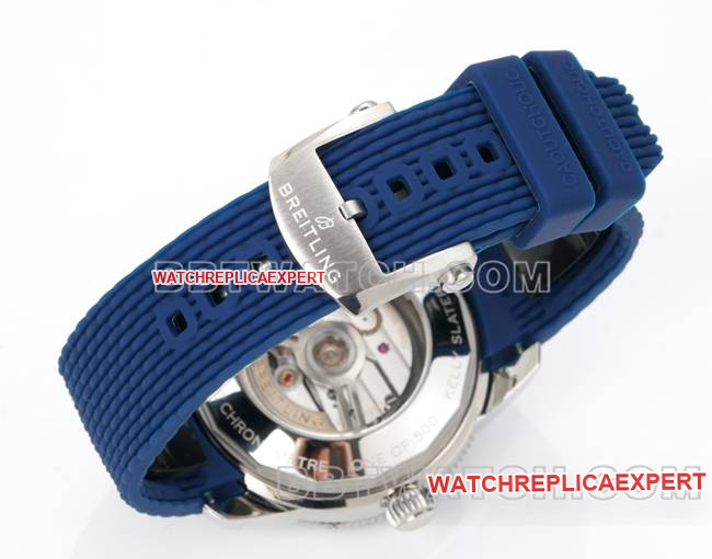 collectible watch super ocean culture BLS factory Breitlingblue dial rubber braceletbraceletlive photos