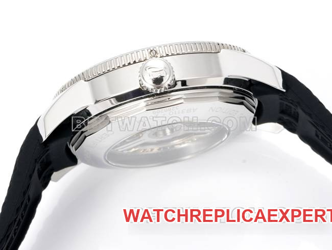 Watch Super Ocean Culture BLS Factory Breitlingblack Dial Rubber Braceletside Live Photo