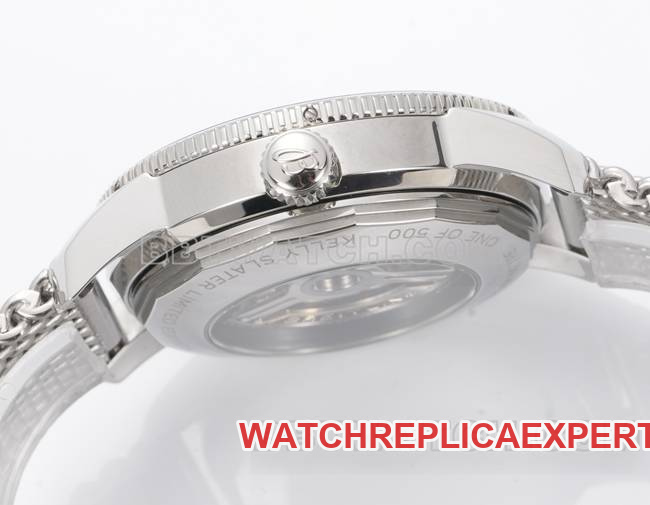 BLS factory top-tier watch Super Ocean Culture Breitlingblack dial steel braceletside live photo