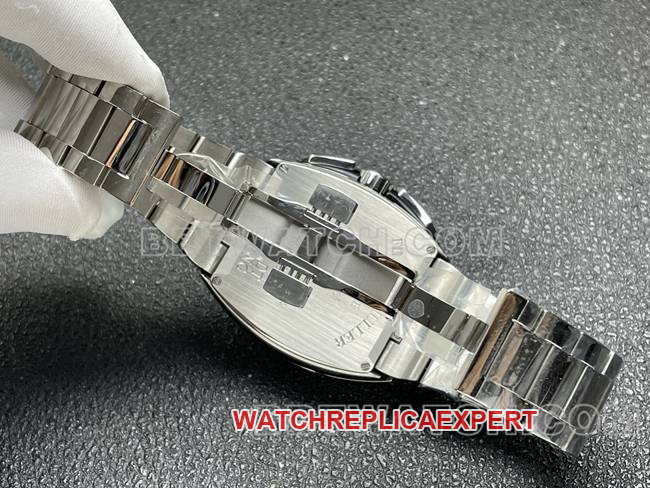 1:1replica watch ABF factory Frank Muller V45 blue dial steel braceletclasp live photos
