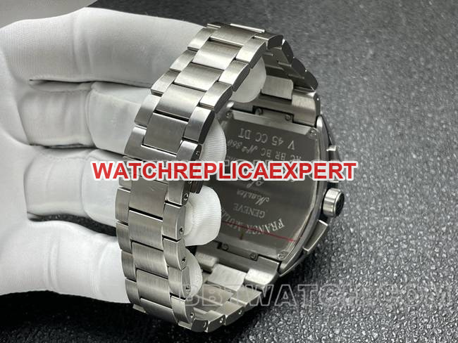 collectible watch ABF factory Frank Muller V45black dial steel braceletbraceletlive photos